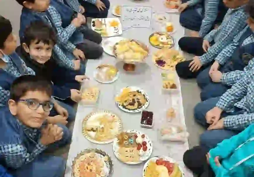 هفته ملی تغذیه سالم دبستان آبی